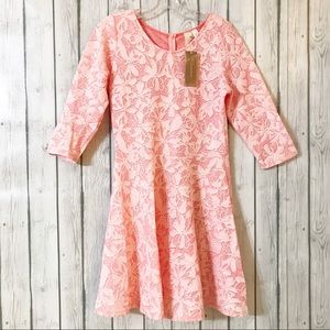 Francesca’s Pink Lace Dress NWT Size: Large